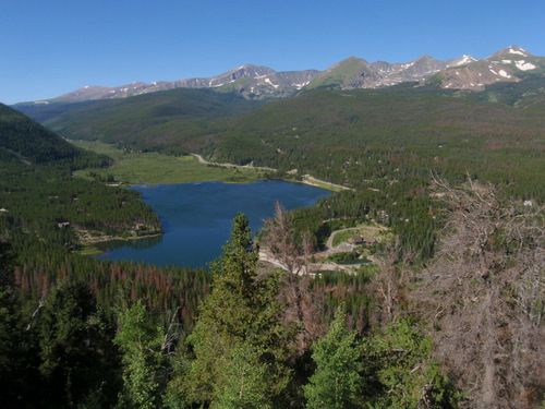Another high altitude view of the Blue River valley.